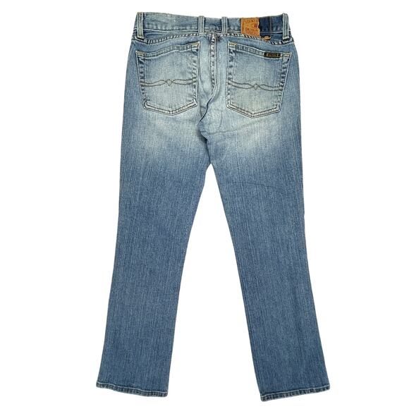 Lucky Brand Jeans Women 2/26 (fits 28x26) Sweet Dream Cuffed Crop Button Fly USA - Picture 3 of 15